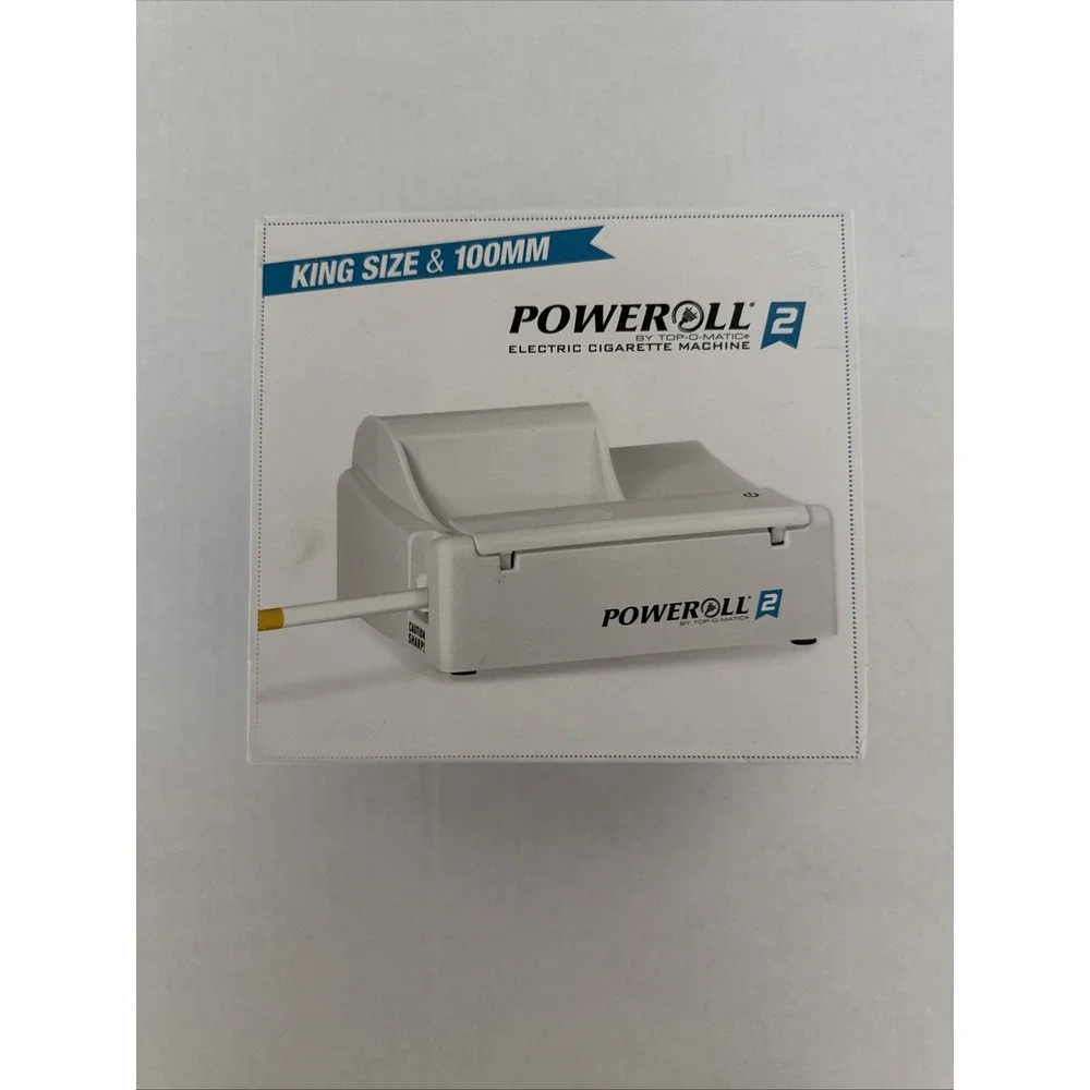 POWEROLL 2‎ Top-O-Matic Electric Cigarette Machine - King Size & 100mm